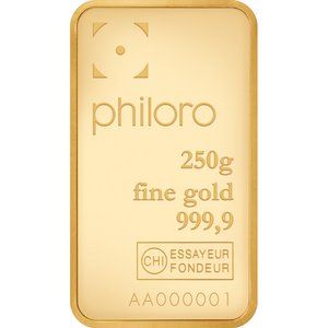 Zlatý slitek Philoro 250 g