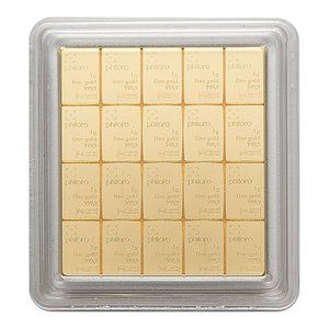Zlatý slitek Combibar 20x1 g Philoro