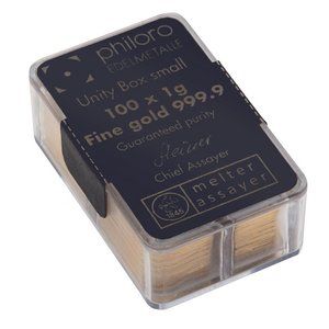 Zlatý slitek UnityBox 100x1g - philoro