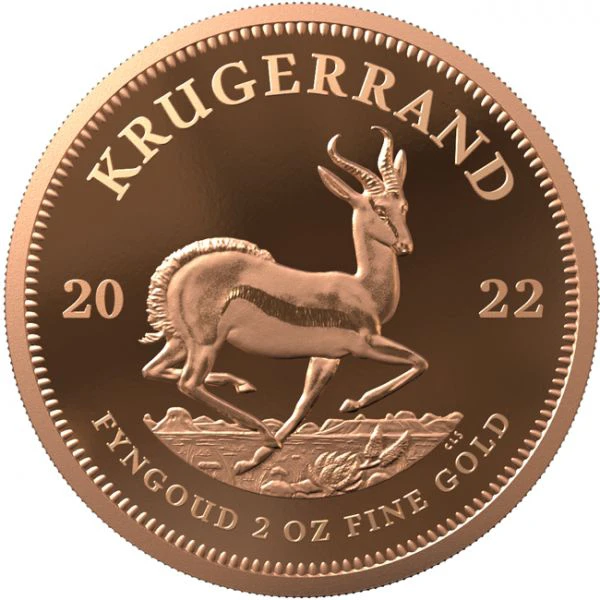 Jihoafrická mince Krugerrand 2022 - 2 unce zlata