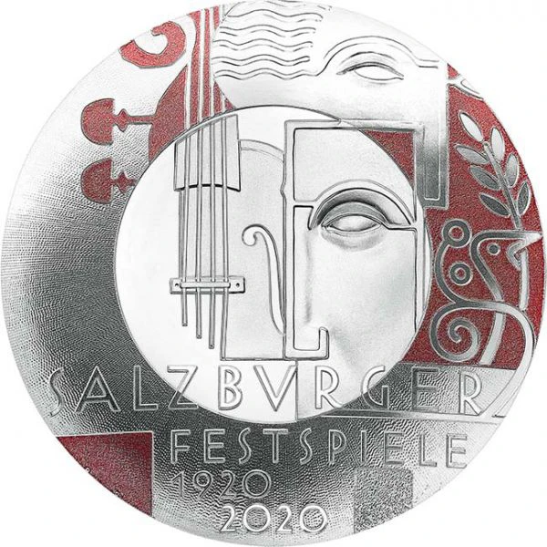 20 Euro Stříbrná mince Salzburský festival