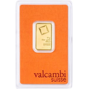 Zlatý slitek Valcambi 10 g