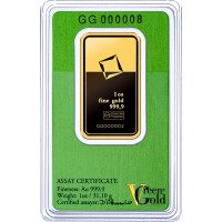 Zlatý slitek Valcambi 1 Oz - Zelené zlato