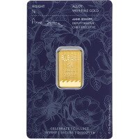 Zlatý slitek 5 g - Všechno nejlepší - Královská mincovna