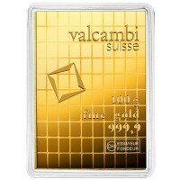 Zlatý slitek Valcambi 100x1g Combibar