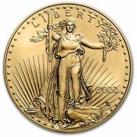 Zlatá mince  American Eagle 1/10 Oz-2022