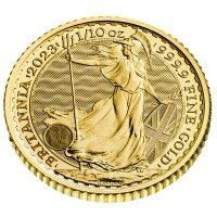 Zlatá mince Britannia 1/10 Oz -2023