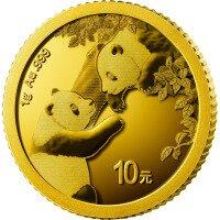 Zlatá mince Panda 1 g - 2023