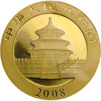 Zlatá mince Panda 1 Oz - 2008