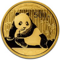 Zlatá mince Panda 1 Oz - 2015