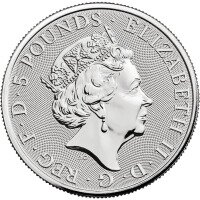 Stříbrná mince Tudorovská zvířata - Yale of Beaufort 2023, 2 oz