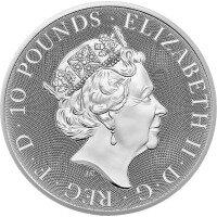 Stříbrná mince Tudorovská zvířata - Yale of Beaufort 2023, 10 oz