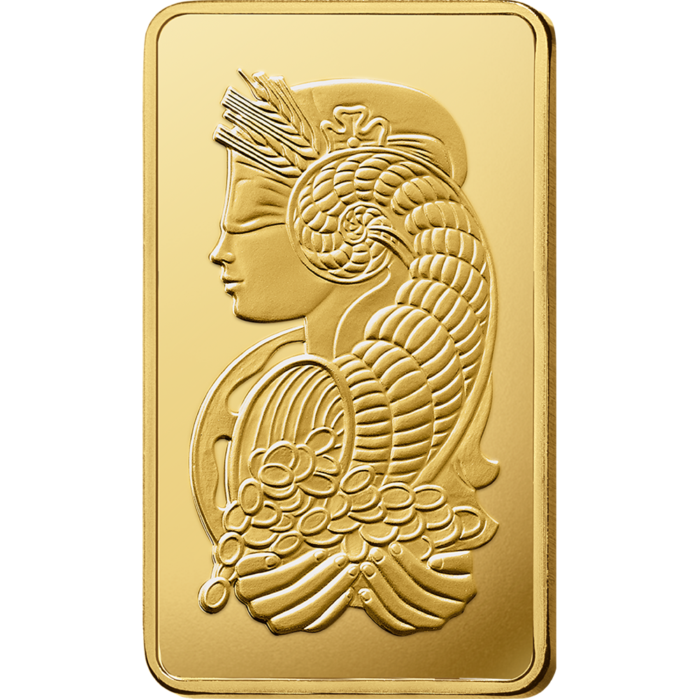 Gold bar PAMP Fortuna 250 g (minted)