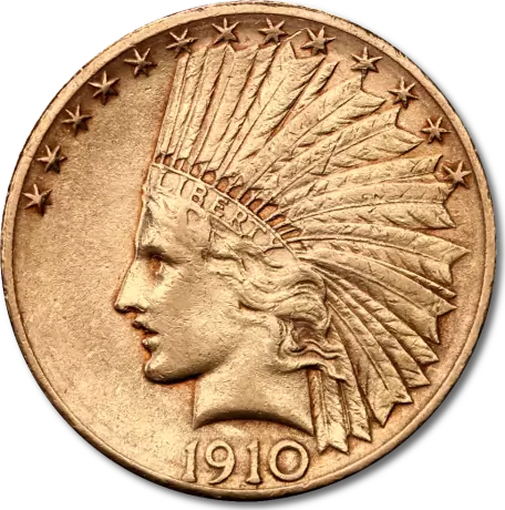10 dolarů Eagle - Indian Head - zlatá mince 15 g