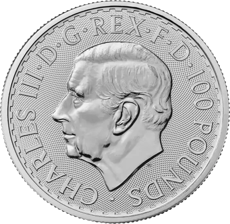 Platinová mince Británie Charles III, 1 oz 