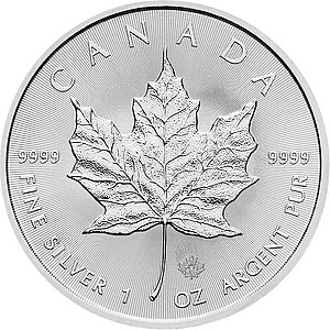 Stříbrná mince Maple Leaf - různé roky, 1 oz