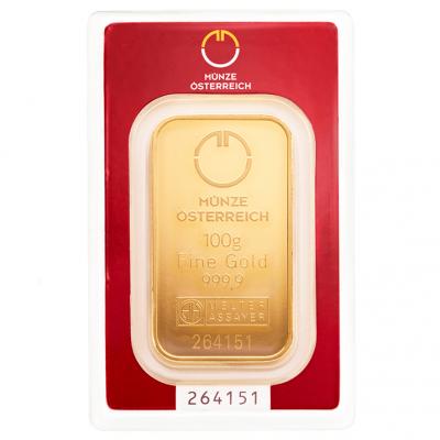 Austrian Mint Gold Bar 100 g