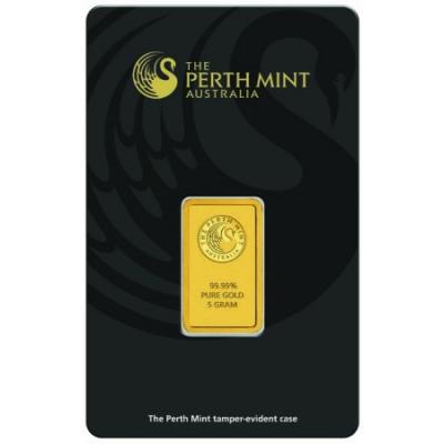 Zlatý slitek Perth Mint 5 g