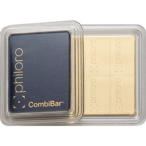 Zlatý slitek  1 Oz Combibar - philoro 31,1 g 