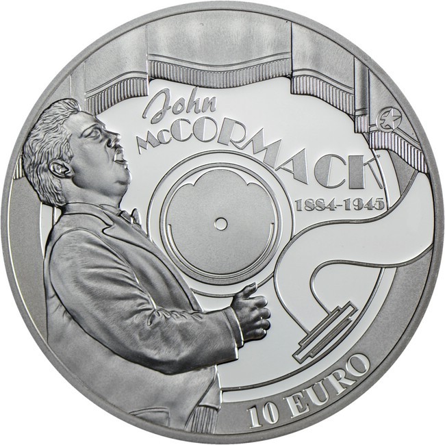 John Francis hrabě McCormack, stříbrná mince