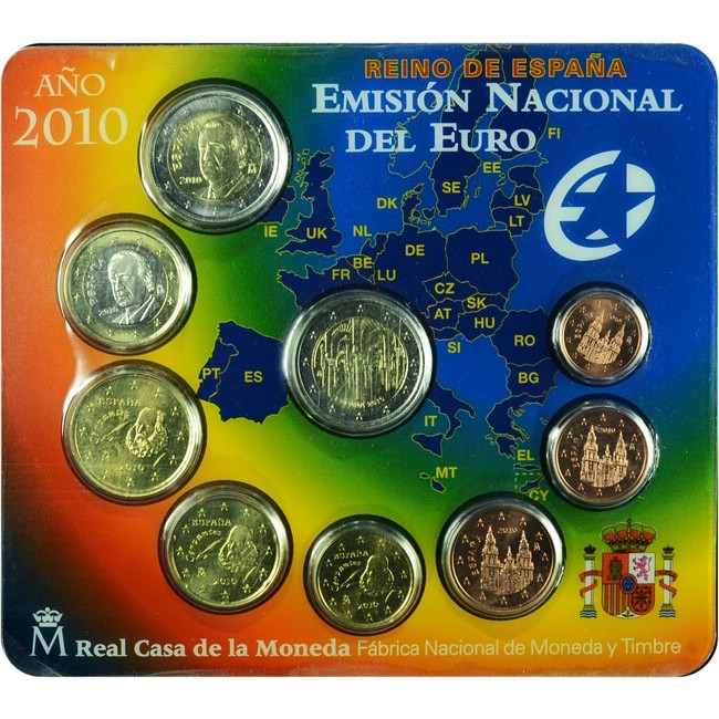 Sada mincí Španělsko 2010, CuNi