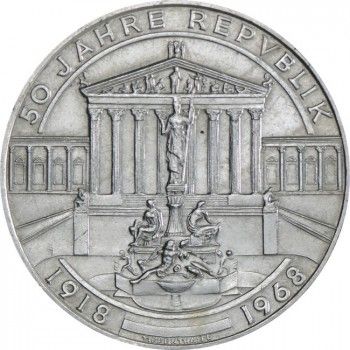 Stříbrná mince - 50 Šilinků I.