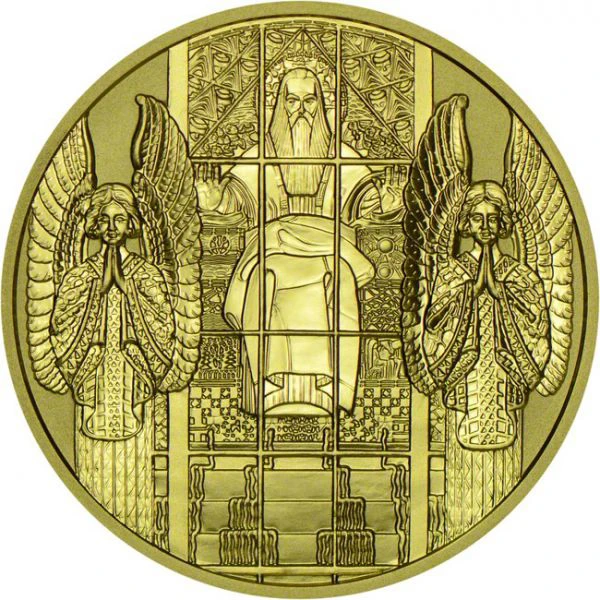 100 Euro Zlatá mince Kostel na Steinhofu PN