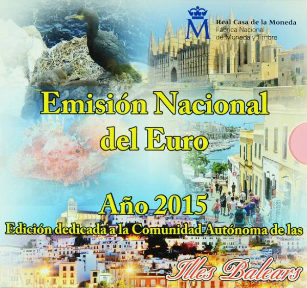 Sada mincí Španělsko 2015 - Baleárské ostrovy, CuNi