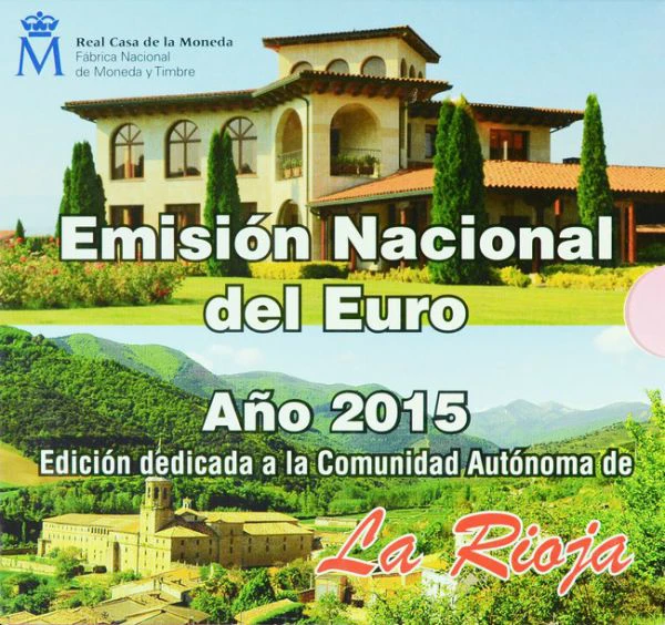Sada mincí Španělsko 2015 - La Rioja, CuNi