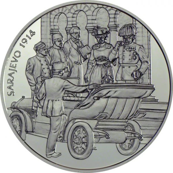 Františeki Ferdinand, stříbrná mince