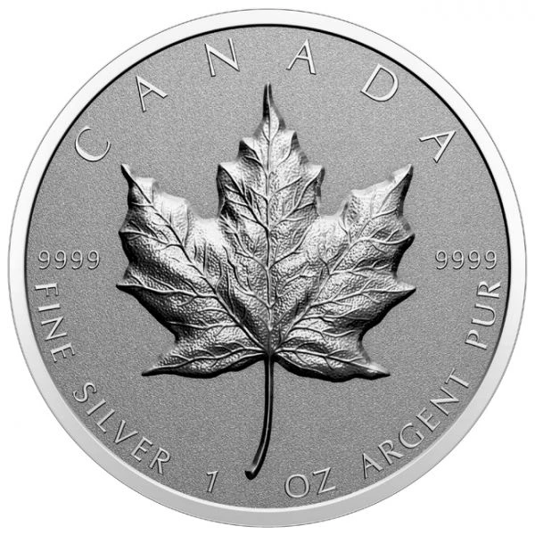 Maple Leaf 1 unce stříbra ultra vysoký reliéf 2022