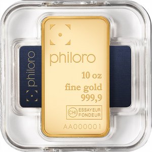 Zlatý slitek Philoro 10 Oz  