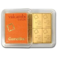 Zlatý slitek Valcambi 10x1/10 Oz Combibar 