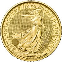 Zlatá mince Britannia 1/2 Oz -2022