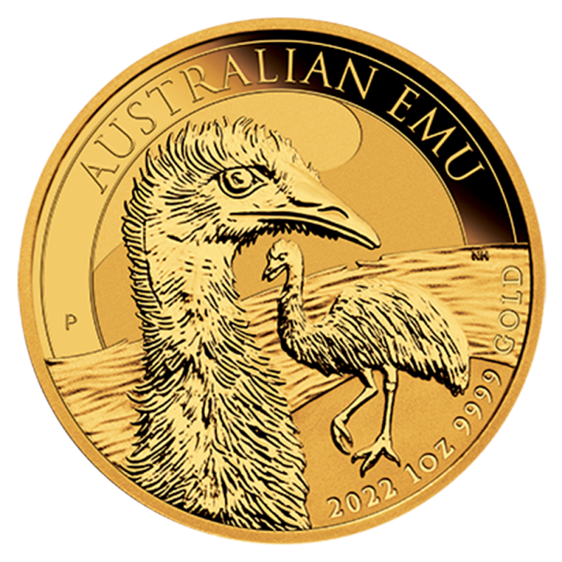 Zlatá mince Emu 1 Oz 2022
