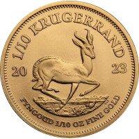 Gold coin Krugerrand 1/10 Ounce