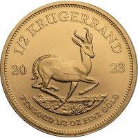Gold coin Krugerrand 1/2 unce