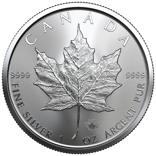 Stříbrná mince Maple Leaf 1 Oz, různé roky