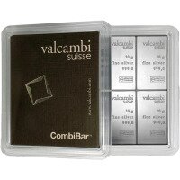 Stříbrný slitek 10x10 g Combicoin Valcambi