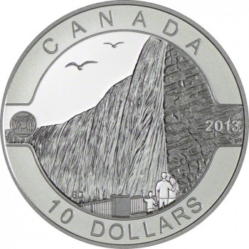 10 dolar Stříbrná mince Kanada - Niagarské vodopády 
