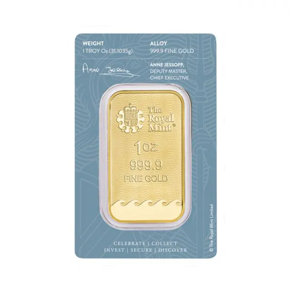 1 Oz Gold Bar - Royal Mint