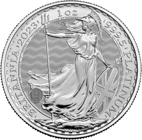 Platinová mince Británie Charles III, 1 oz 