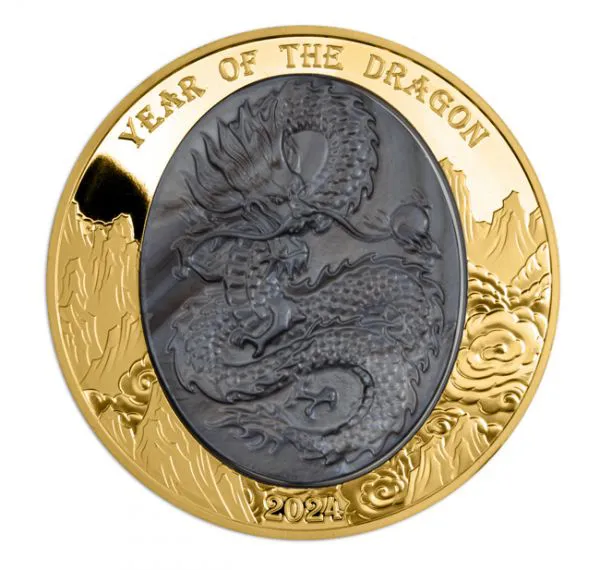 Zlatá mince Lunární drak 2024, emise pouze 25 ks