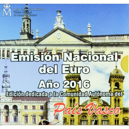 Sada mincí Španělsko 2016 - Baskicko, CuNi