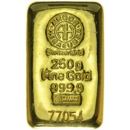 Gold bar Argor Heraeus 250 g