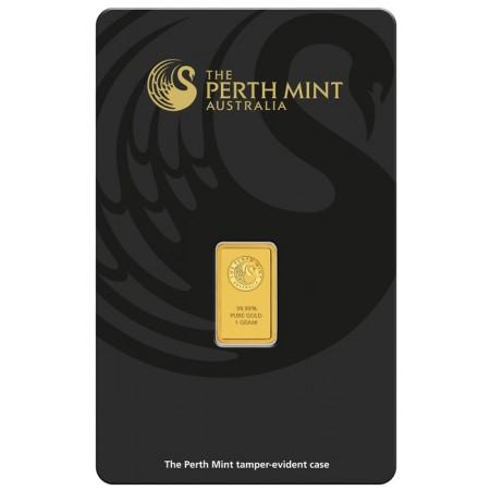Gold bar Perth Mint 1 g