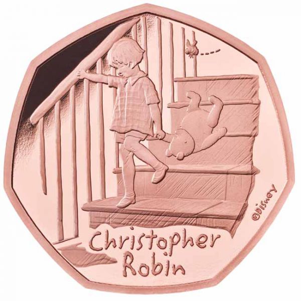 0,50 libra Zlatá mince Christopher Robin 1/2 Oz